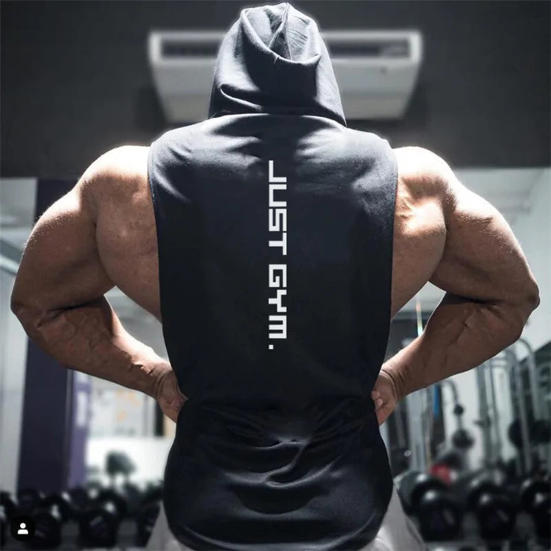 Gym tank hoodie best sale