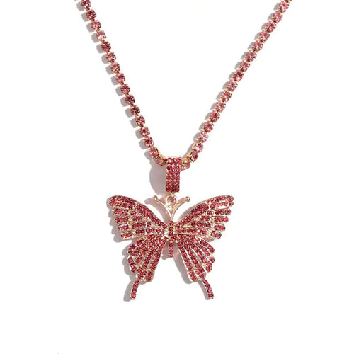 Load image into Gallery viewer, Butterfly Pendant Necklace
