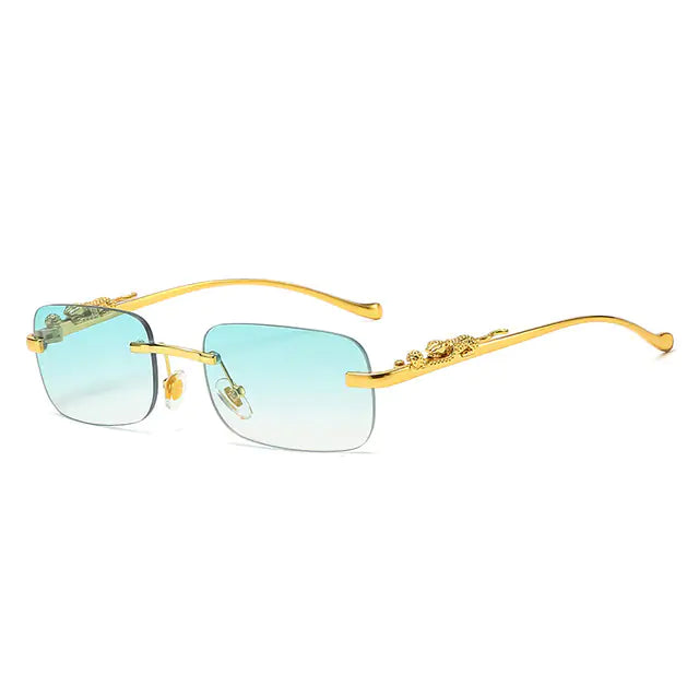 Rimless Square Sunglasses